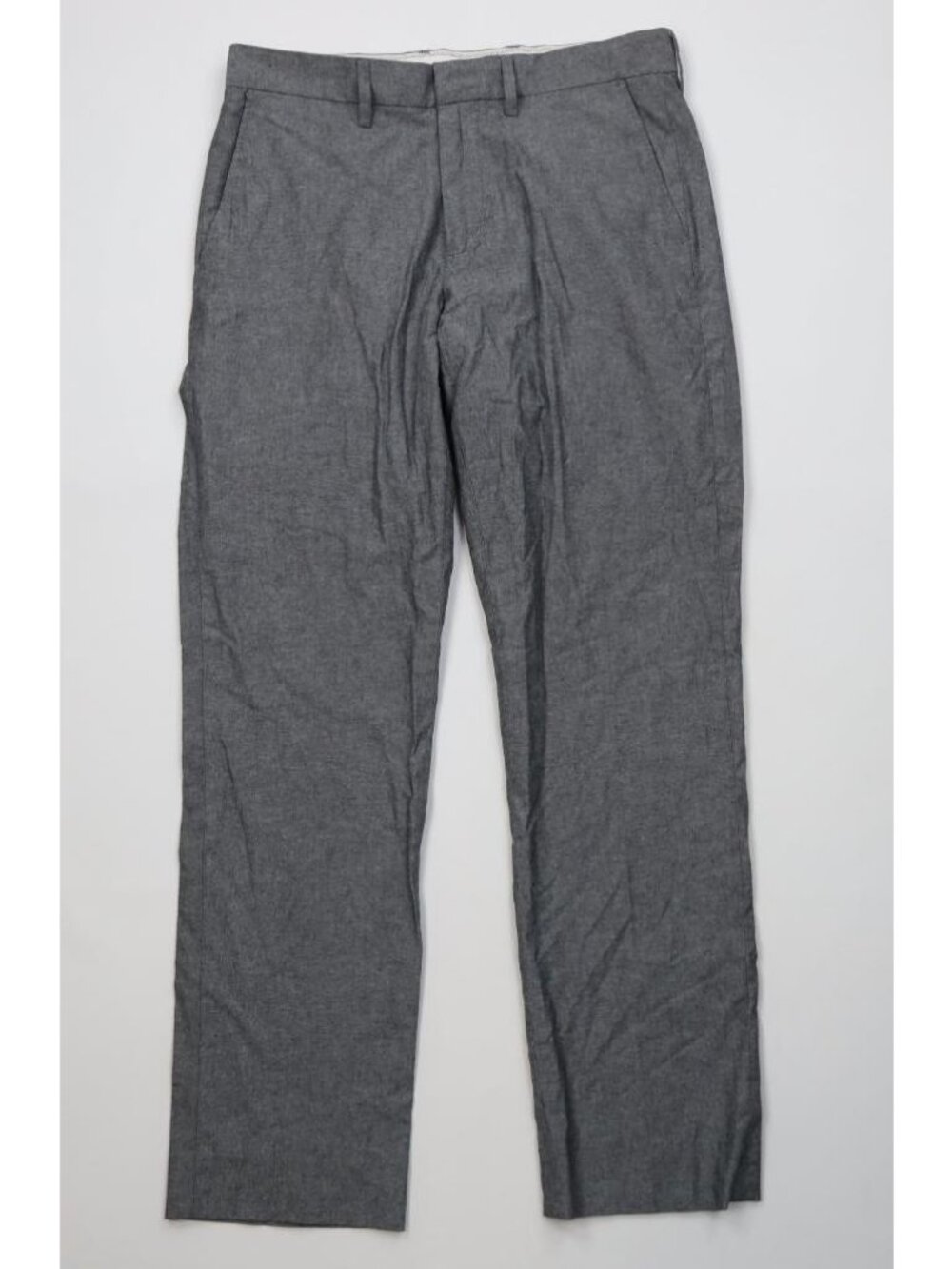 J Crew Mens Size 31x32 Slim Bedford Chambray Cotton Chino Pants Trousers Gray